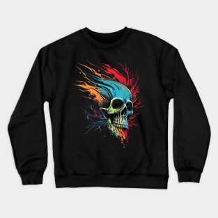 Colorful skull Crewneck Sweatshirt